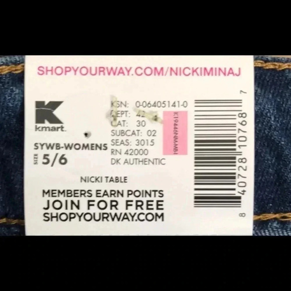 🆕Nicki Minaj High Rise Jean Shorts 5/6🆕 - Picture 5 of 7